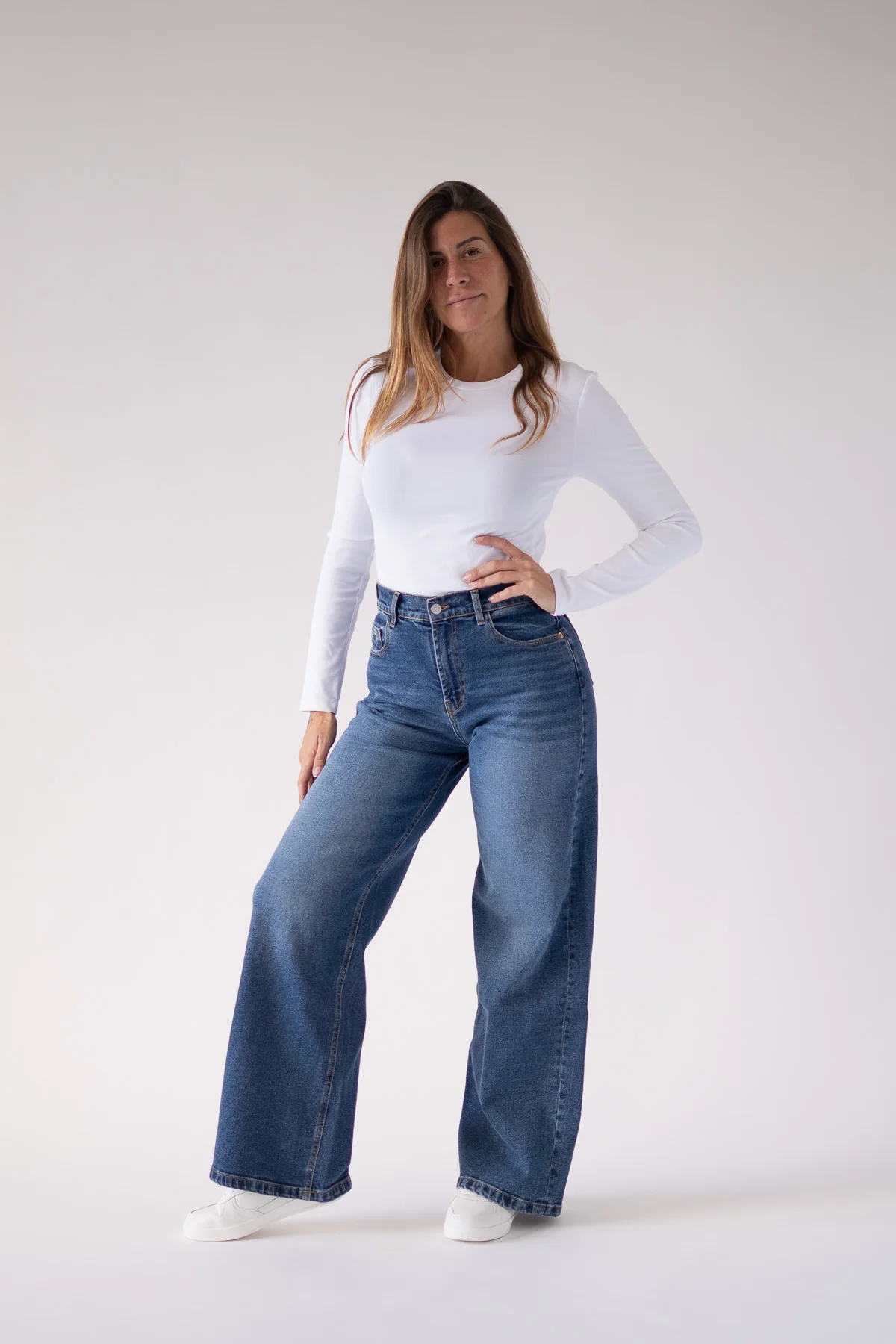 BAGGY HIGH RISE - DARK BLUE