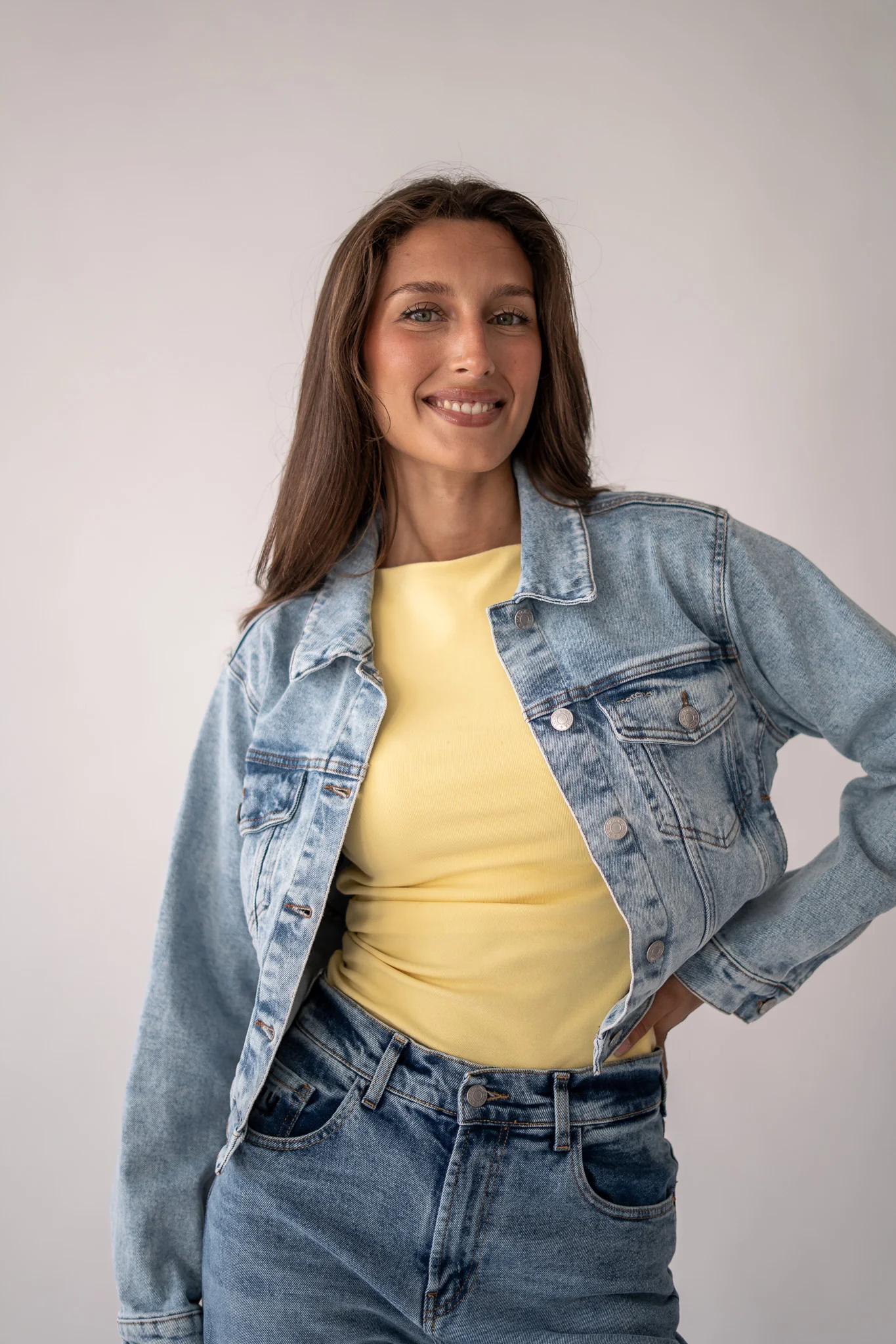 DENIM JACKET - LIGHT BLUE - Image 4