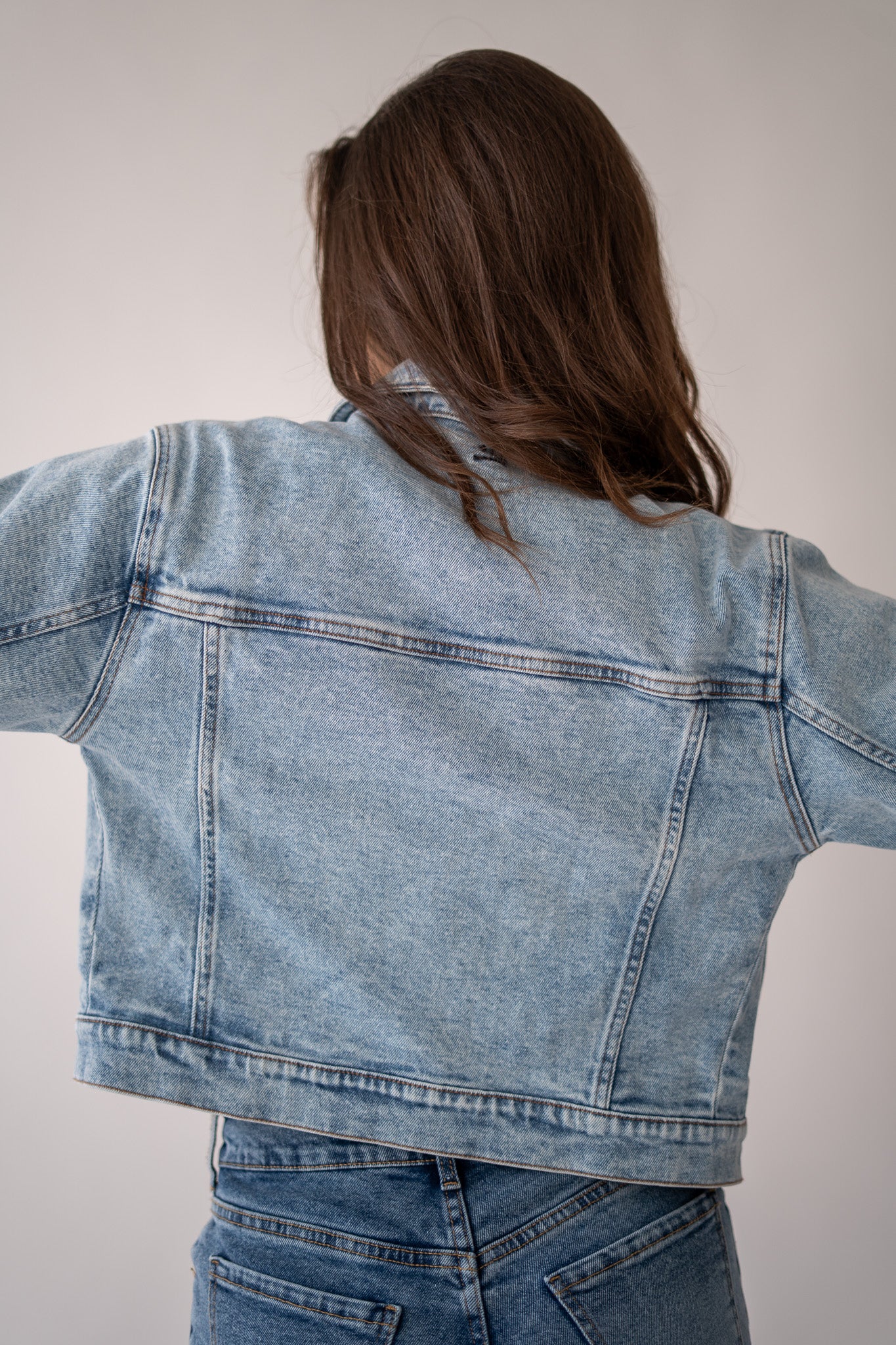 DENIM JACKET - LIGHT BLUE - Image 7